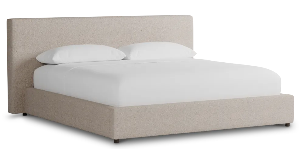 Grayton Elite Taupe 44" Upholstered Platform Bed