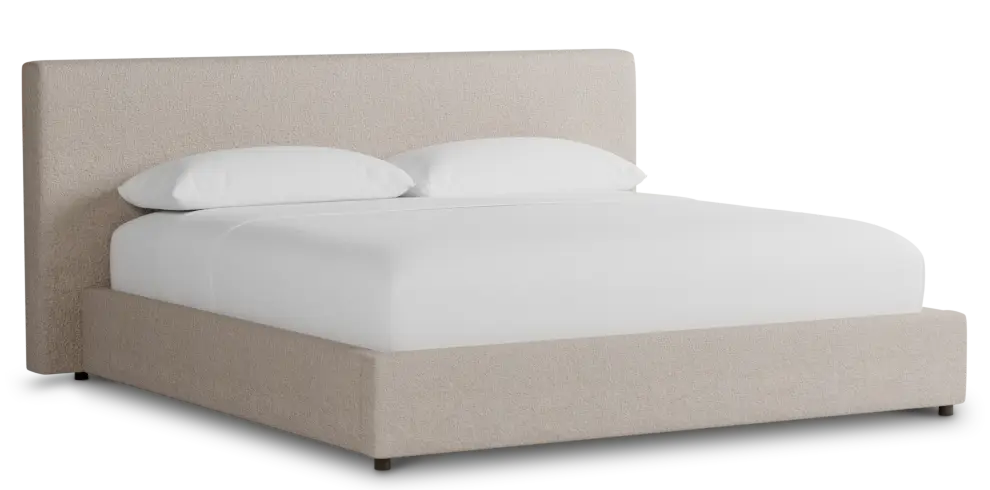 Grayton Elite Taupe 44" Upholstered Platform Bed Grayton Elite Taupe 44" Upholstered Platform Bed