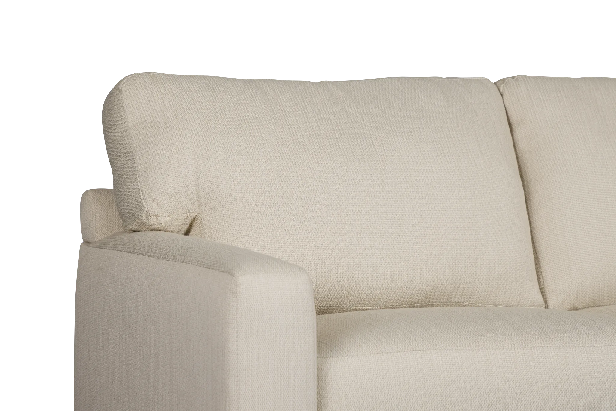 Rhodes Beige Fabric Medium Right Chaise Sectional