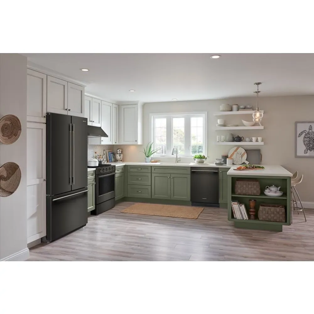 Kitchenaid 236 Series Black French Door Refrigerator