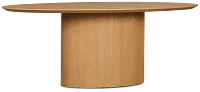 Nomad Light Tone 78" Oval Table