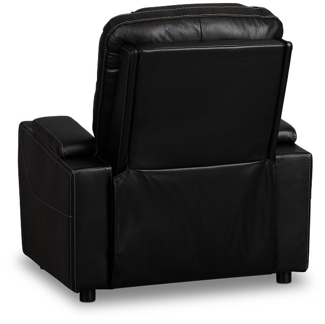 Optimus Black Lthr/vinyl Power Recliner