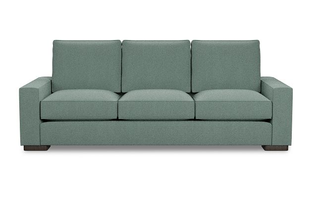 Edgewater Delray Light Green 96" Sofa W/ 3 Cushions (0)