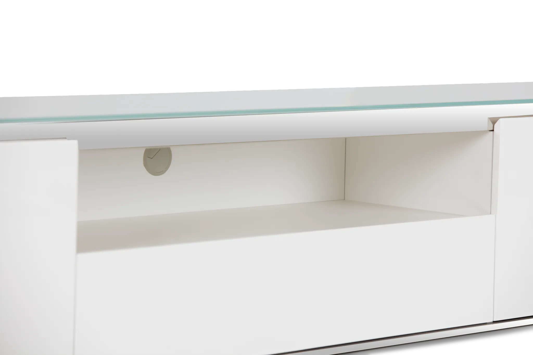 Harley White 86" Tv Stand