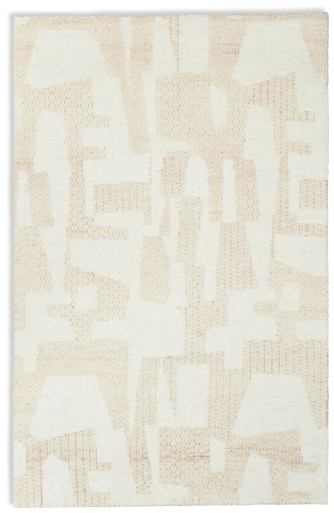 Lalu White 5x8 Area Rug