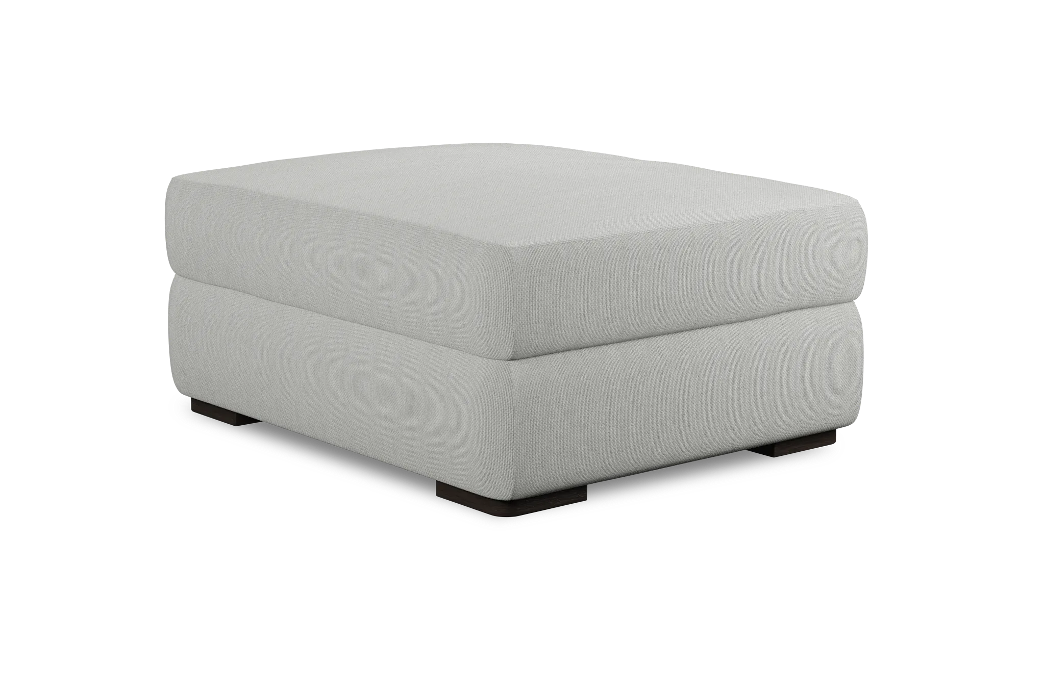 Edgewater Revenue White Ottoman