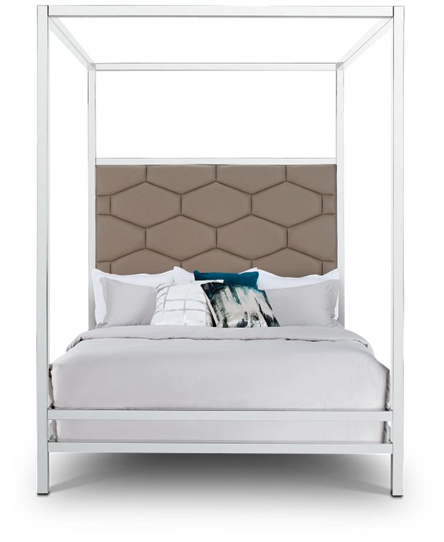 Cortina Champagne Canopy Bed (2)