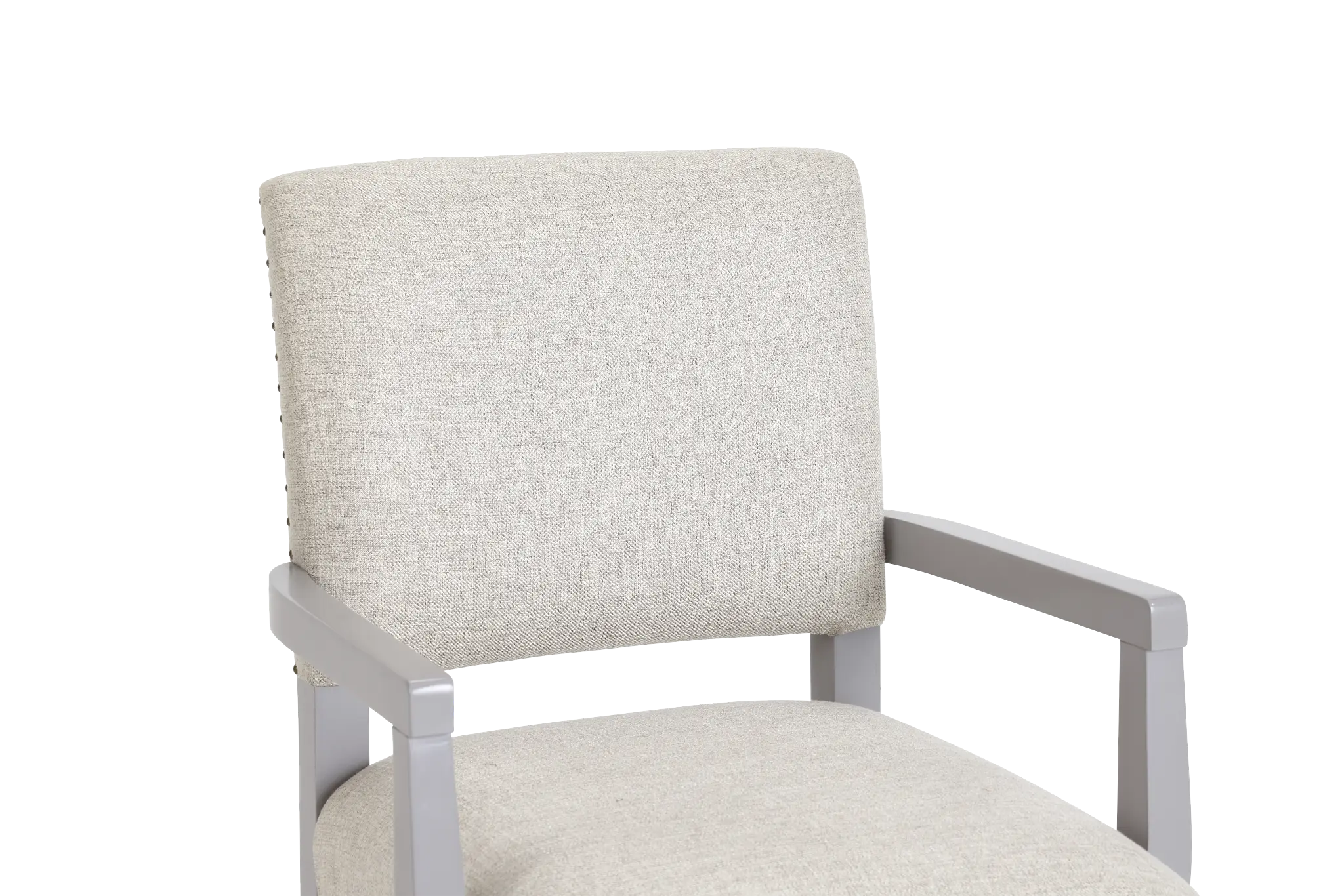 Newport Gray Wood Upholstered Desk Chair Newport Gray Wood Upholstered Desk Chair