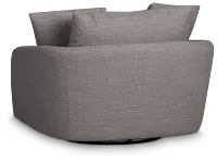 Serena Gray Fabric Swivel Chair