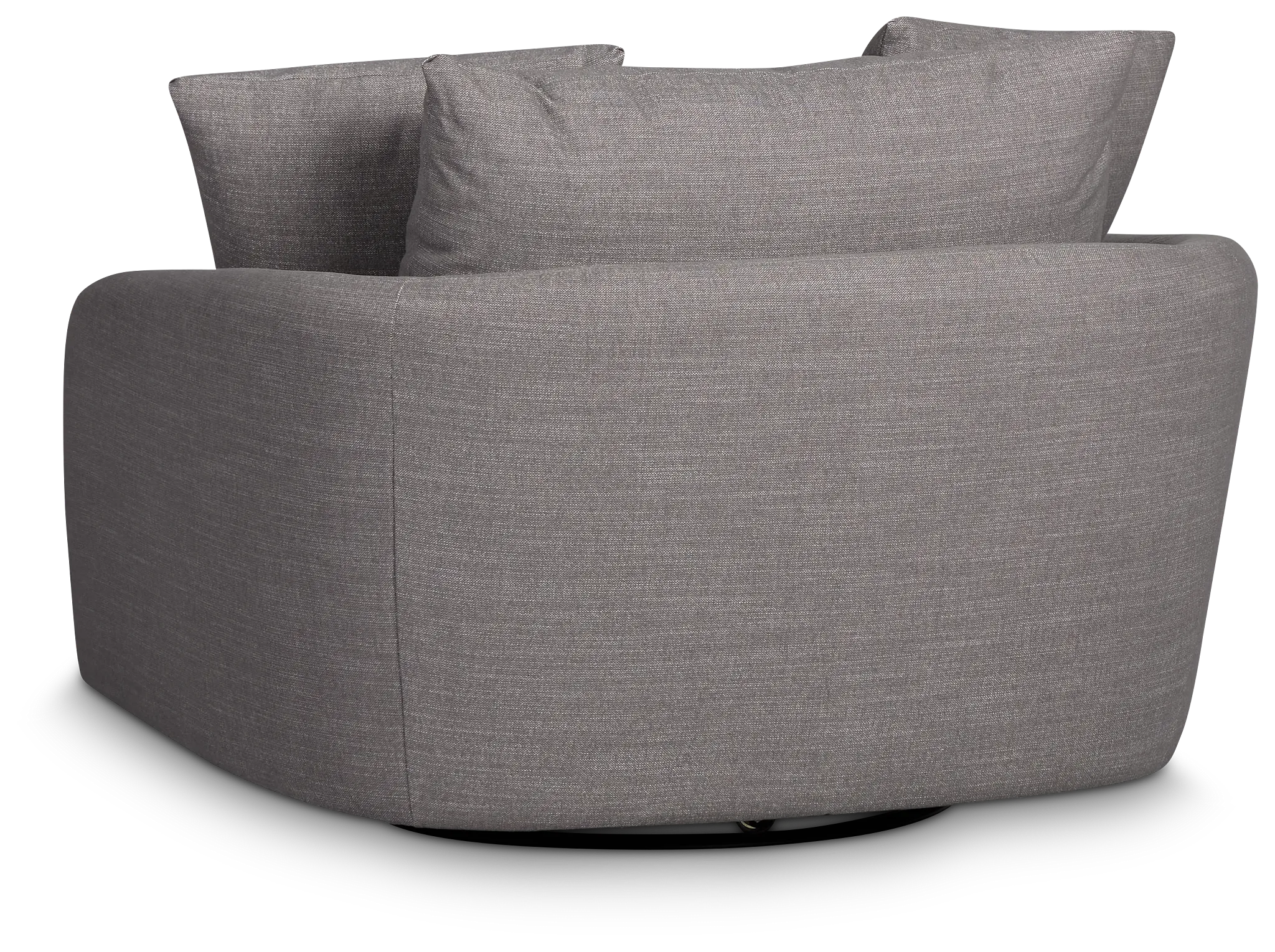Serena Gray Fabric Swivel Chair