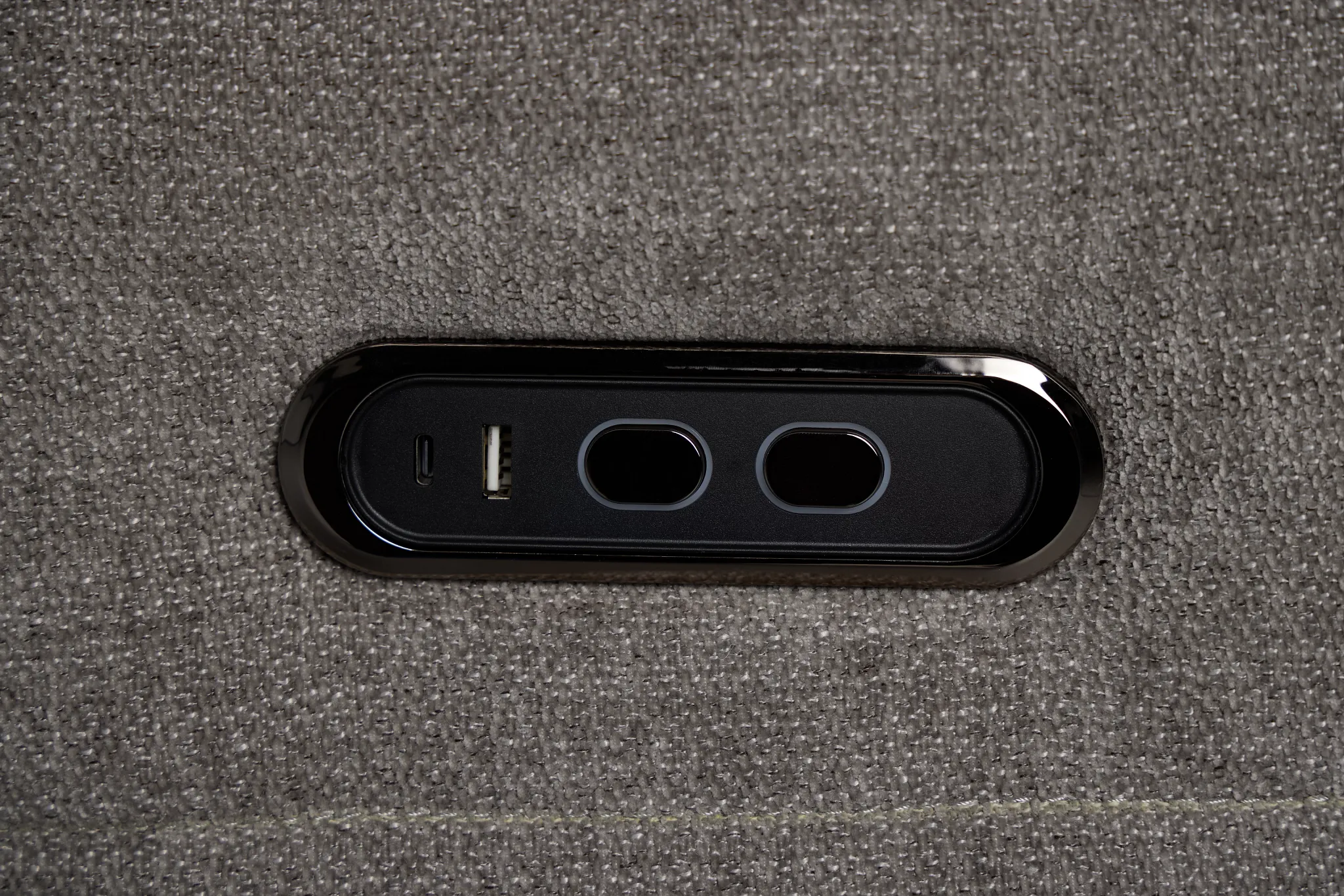 Rae Gray Fabric Power Recliner