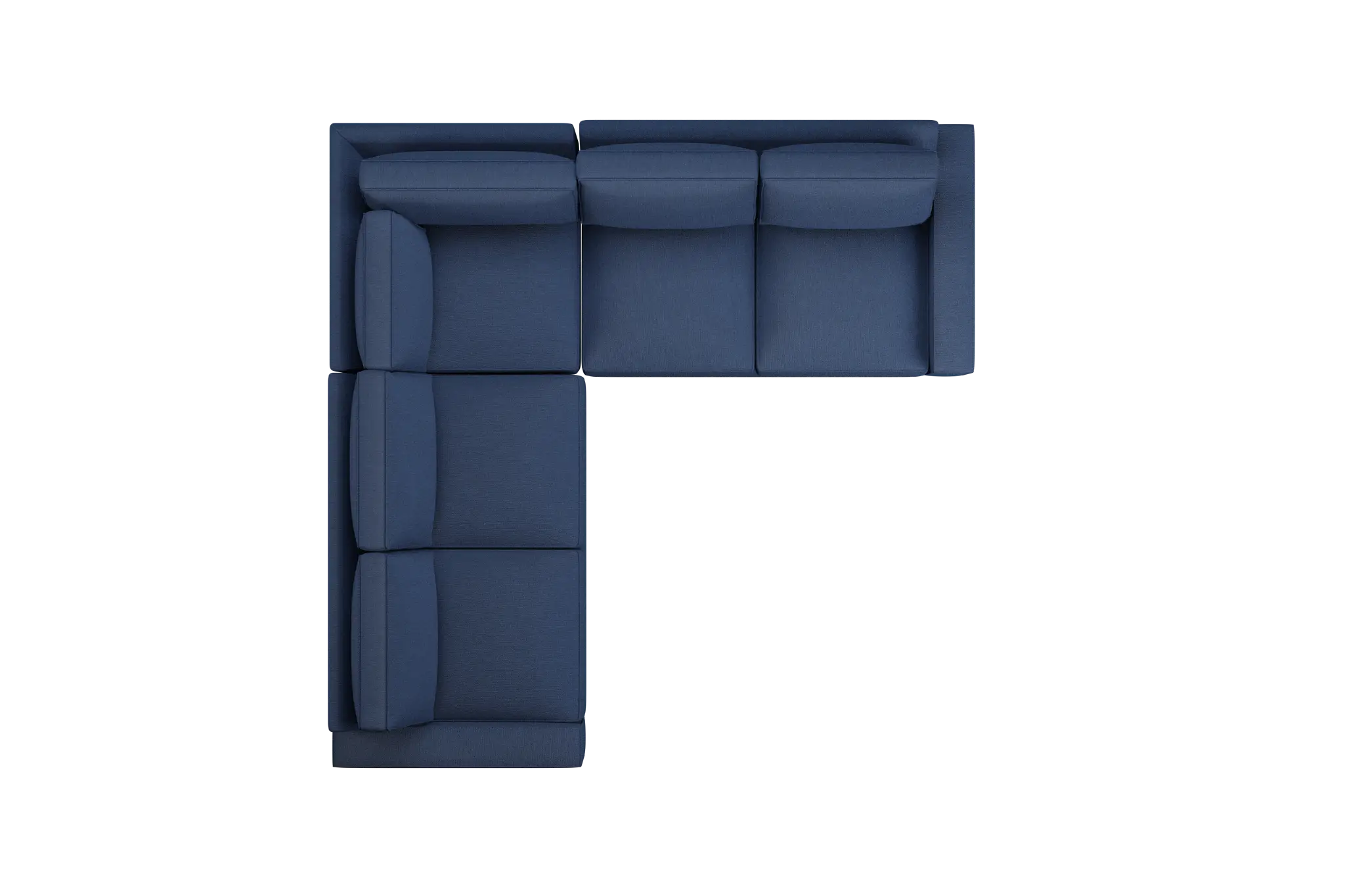 Edgewater Revenue Dark Blue Small Two-arm Sectional Edgewater Revenue Dark Blue Small Two-arm Sectional