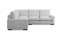 Edgewater Suave White Small Two-arm Sectional