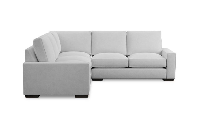 Edgewater Suave White Small Two-arm Sectional