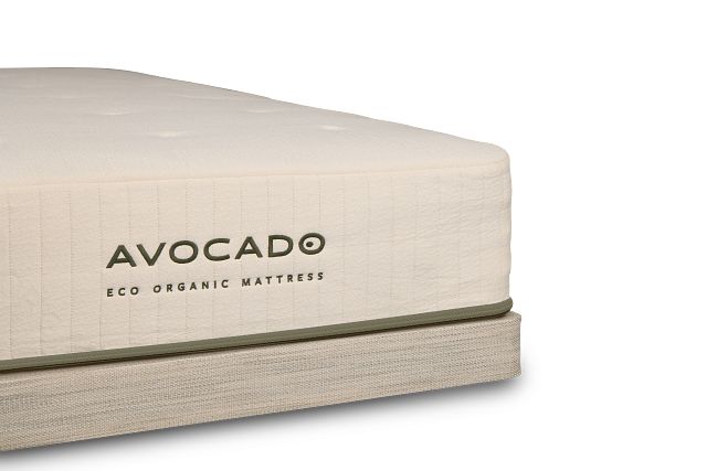 Avocado Eco Organic Cushion Firm Low-profile Mattress Set
