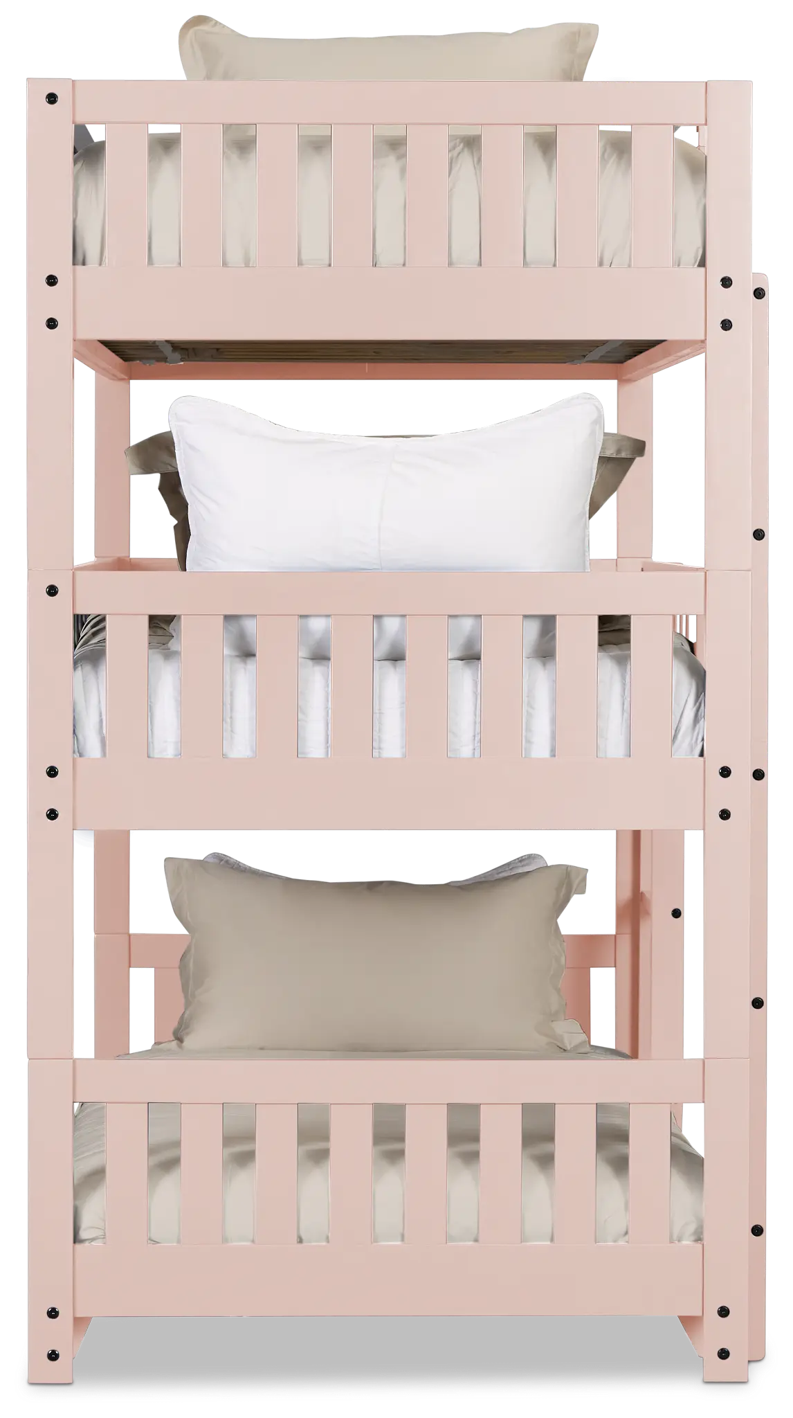 Charleston Pink Triple Bunk Bed Charleston Pink Triple Bunk Bed
