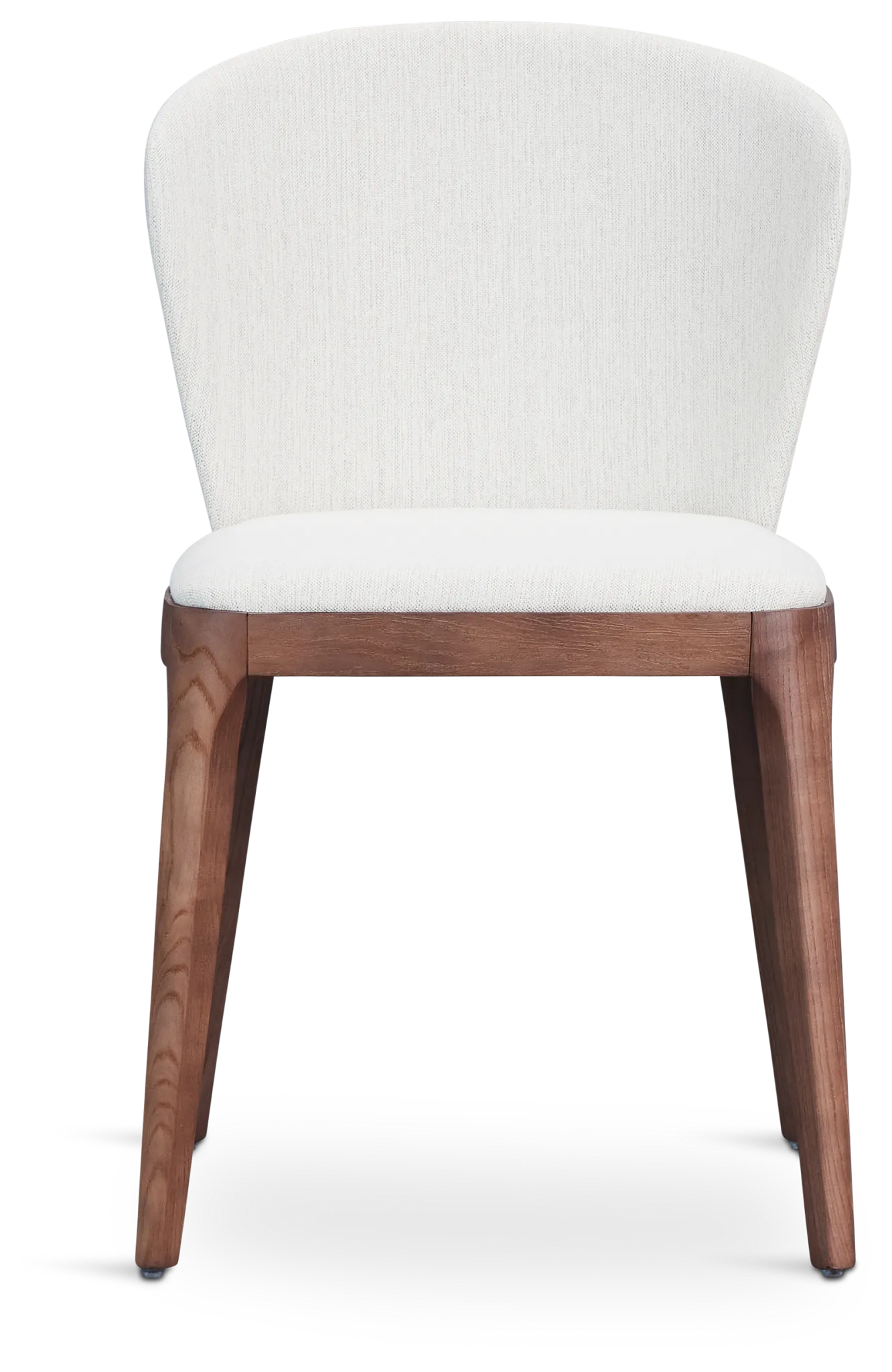 Nomad Light Beige Upholstered Side Chair With Mid Tone Legs