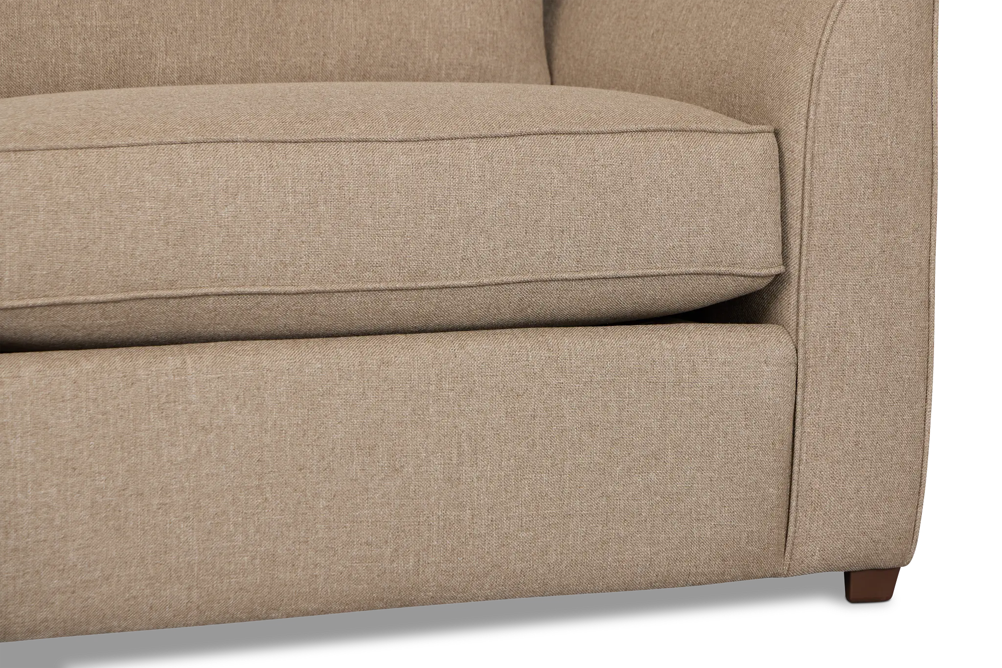 Tate Brown Fabric Innerspring Sleeper Tate Brown Fabric Innerspring Sleeper