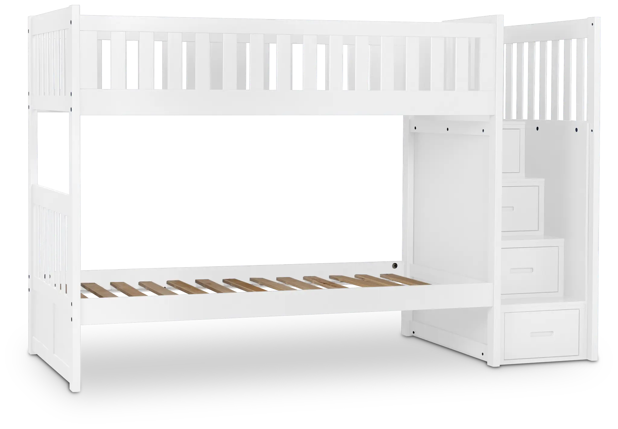 Charleston White Step Bunk Bed Charleston White Step Bunk Bed