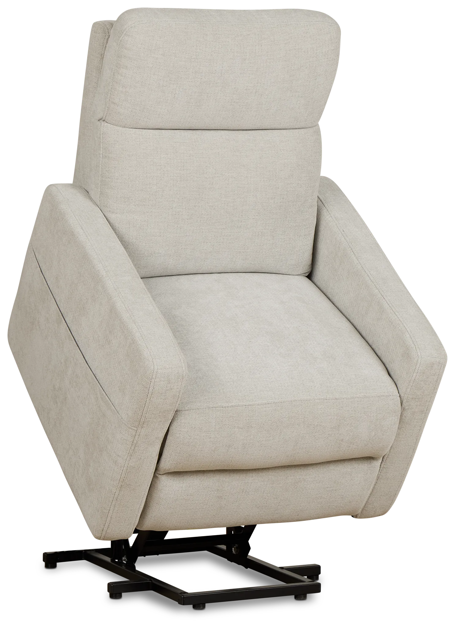Talon Light Gray Fabric Power Lift Recliner