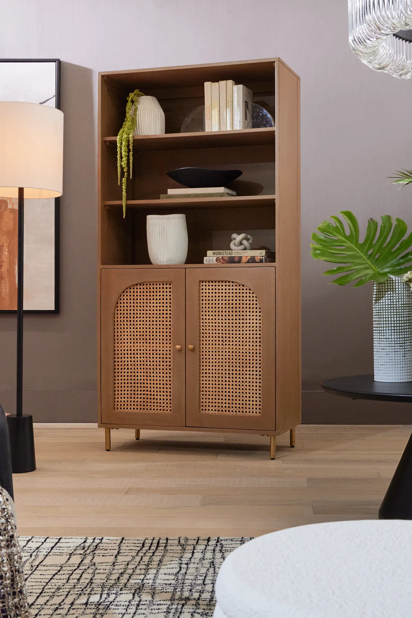 Strata Light Tone Bookcase