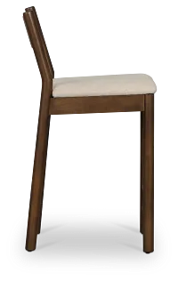 Rochester Dark Tone 24" Upholstered Barstool