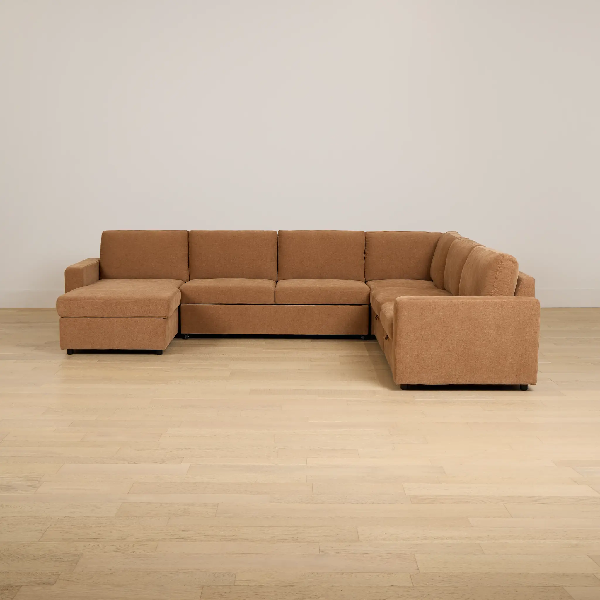 Addie Brown Fabric Medium Left Chaise Storage Sleeper Sectional Addie Brown Fabric Medium Left Chaise Storage Sleeper Sectional