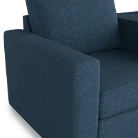 Citymod Blue Fabric 3-piece Modular Sofa With Media Console
