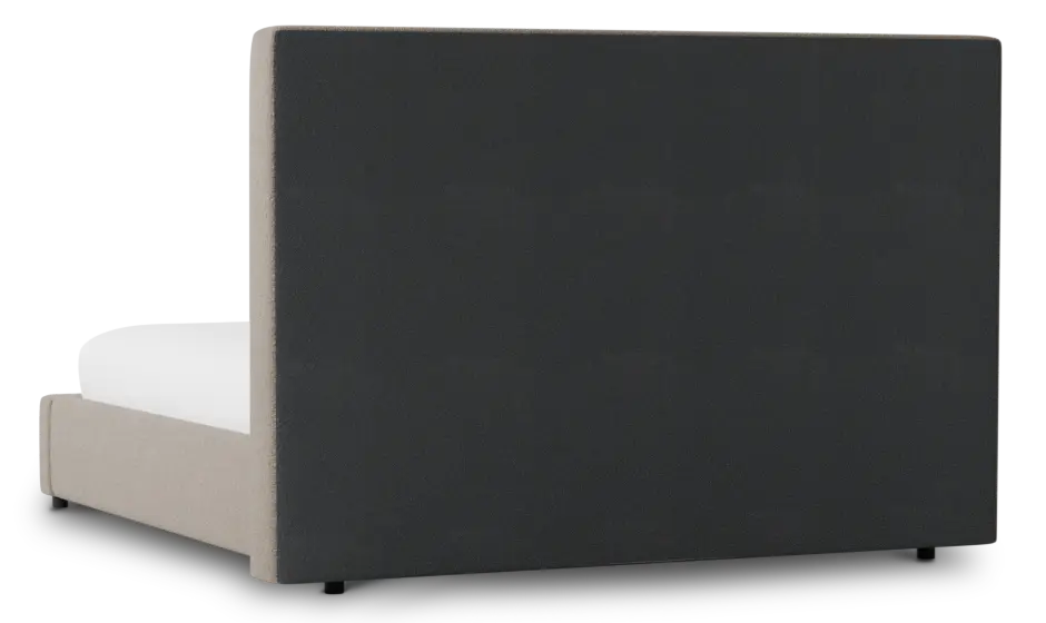 Grayton Elite Brown 54" Upholstered Platform Bed Grayton Elite Brown 54" Upholstered Platform Bed