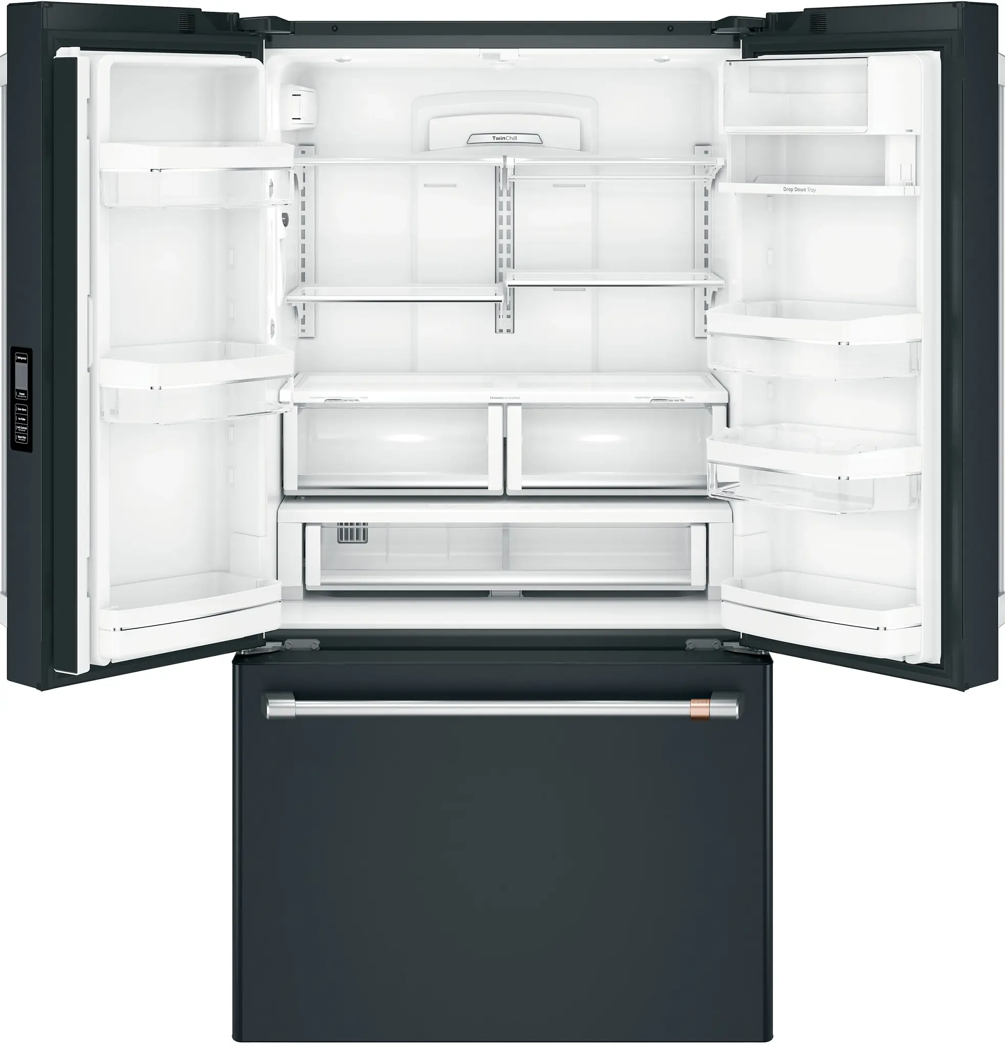 Cafe 23 Series Black Bottom Freezer Refrigerator Cafe 23 Series Black Bottom Freezer Refrigerator
