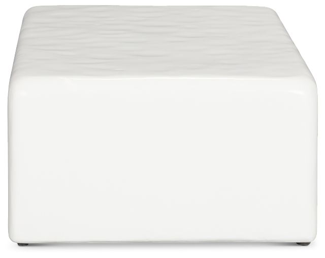 Layla White Rectangular Coffee Table