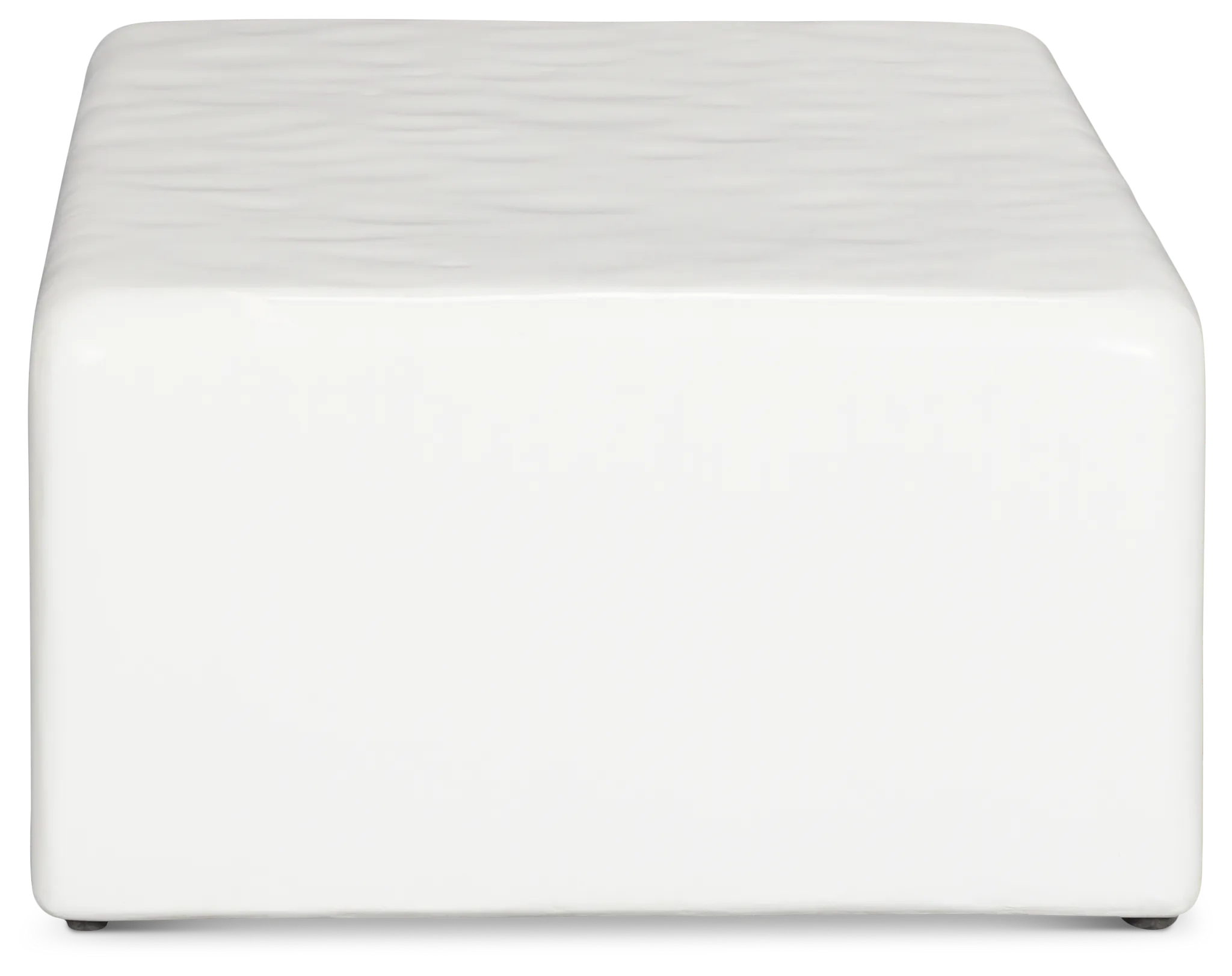 Layla White Rectangular Coffee Table