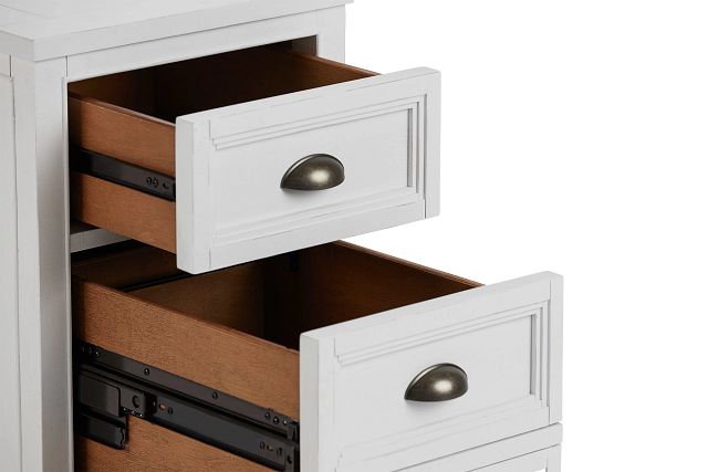 Heron Cove White File Cabinet
