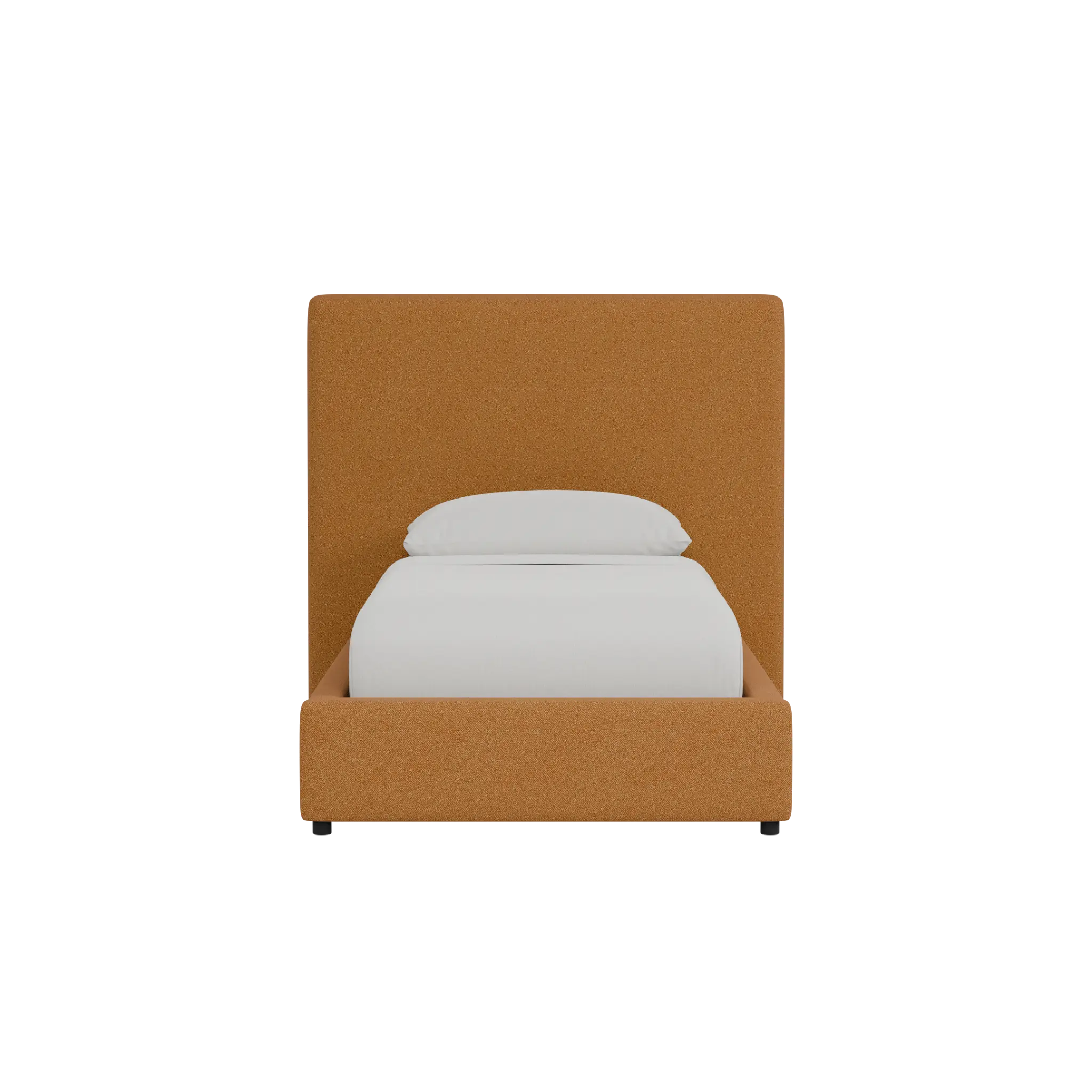 Grayton Elite Light Brown 54" Upholstered Platform Bed Grayton Elite Light Brown 54" Upholstered Platform Bed