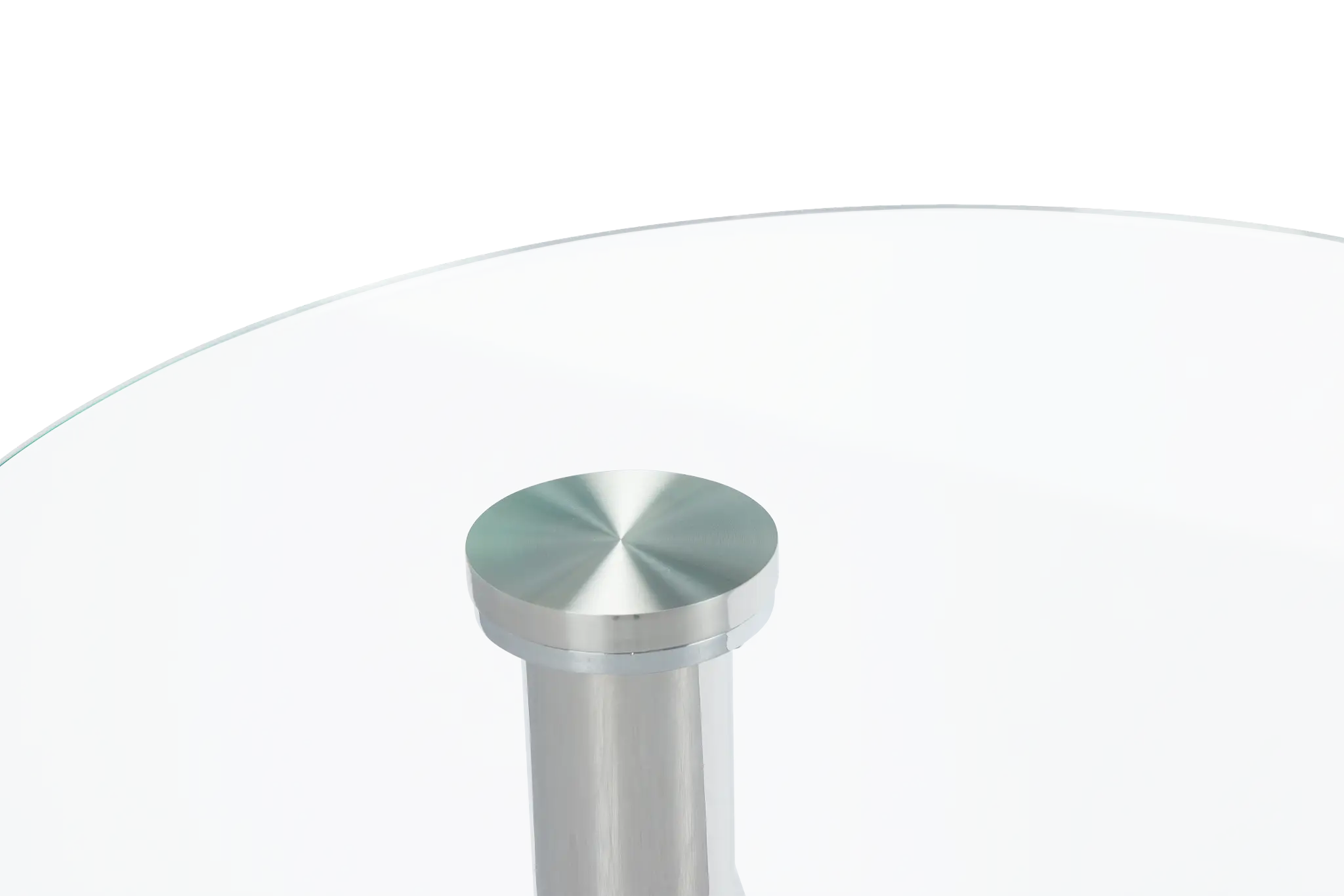 Brooks Glass Round End Table Brooks Glass Round End Table