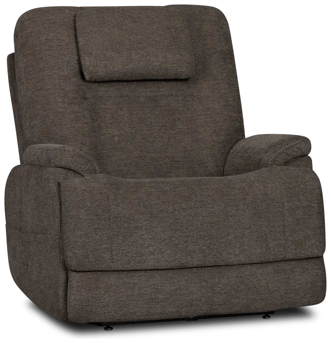 Zecliner Model 2 Plus Dark Gray Fabric Power Lift Recliner Zecliner Model 2 Plus Dark Gray Fabric Power Lift Recliner