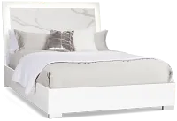 Modena White Platform Bed
