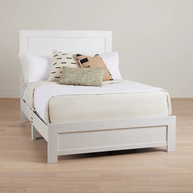 Ollie White Panel Bed