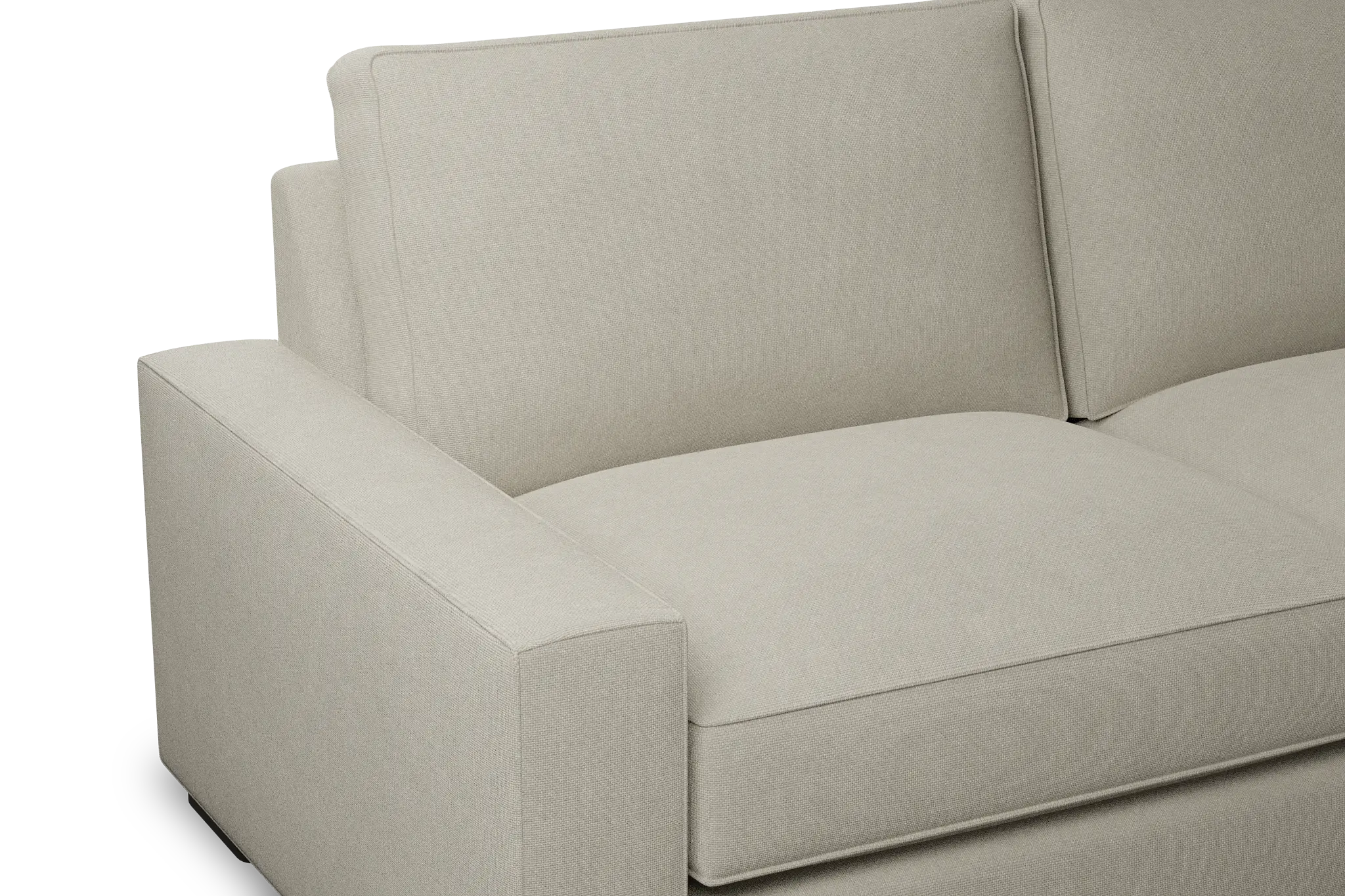 Edgewater Suave Beige 84" Sofa W/ 2 Cushions Edgewater Suave Beige 84" Sofa W/ 2 Cushions