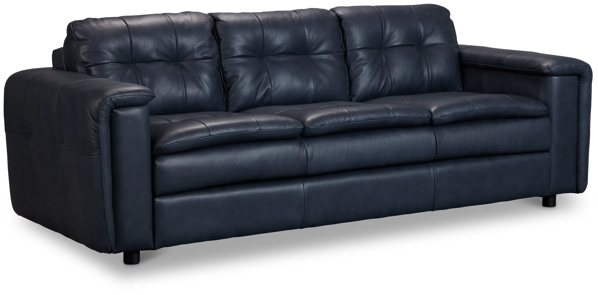 Rowan Navy Leather Sofa