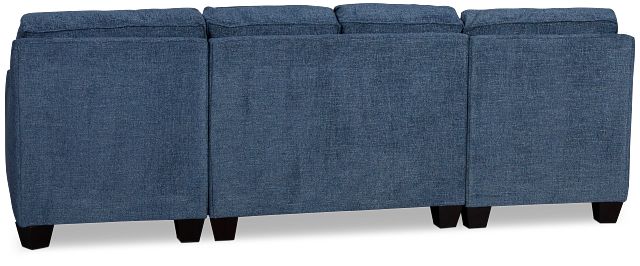 Andie Blue Fabric U-shaped Sectional