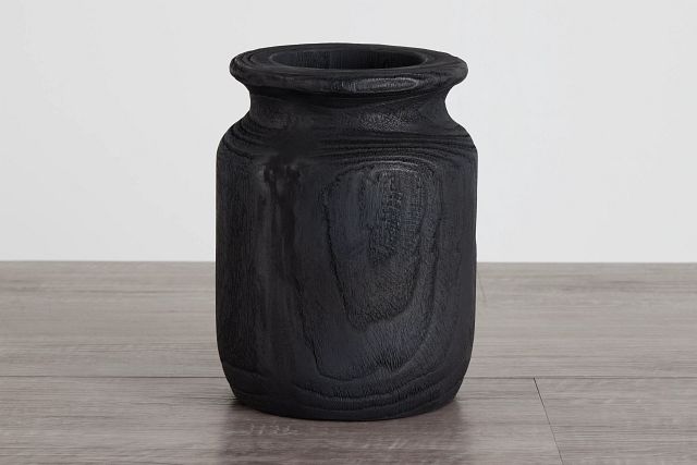 Elza Black 7" Vase