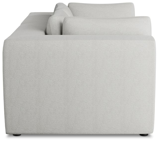 Destin Sutton Gray Fabric 2 Piece Modular Sofa