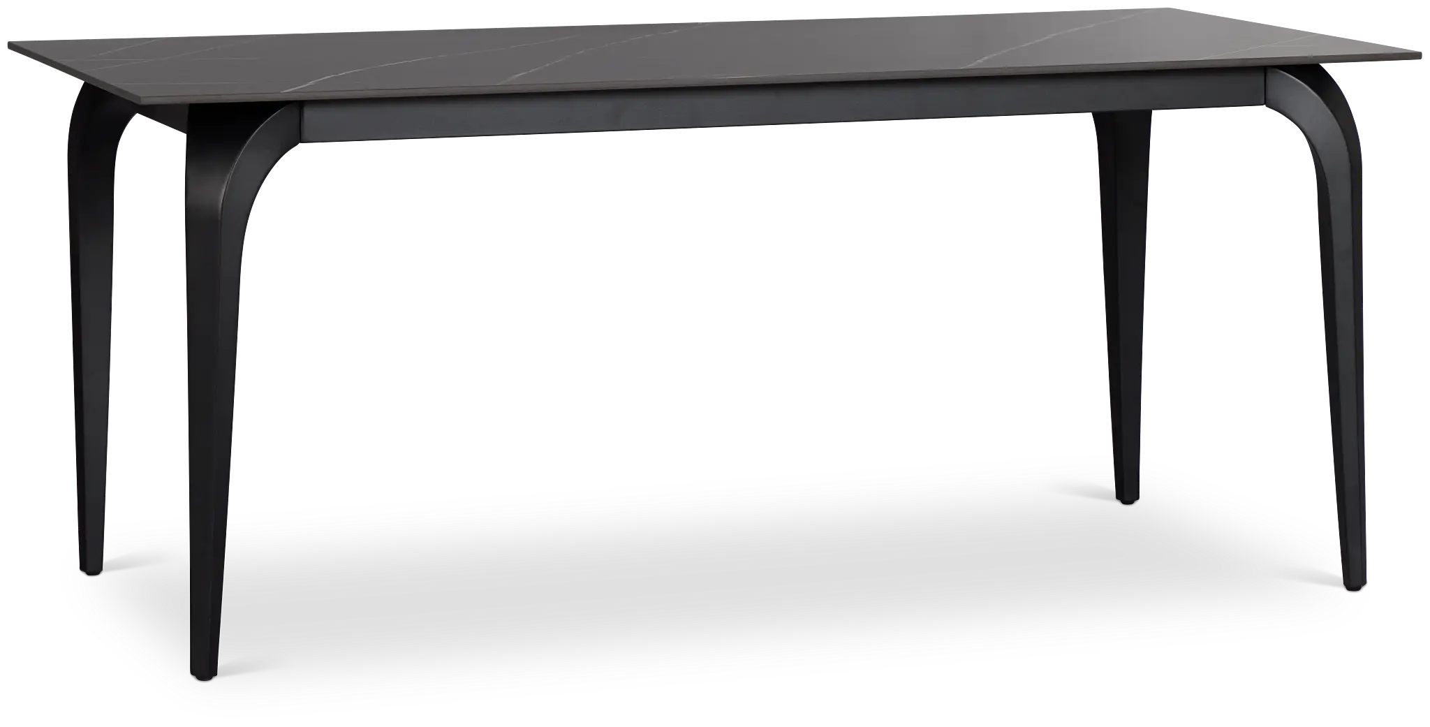 Sierra Black Stone Rectangular Table Sierra Black Stone Rectangular Table