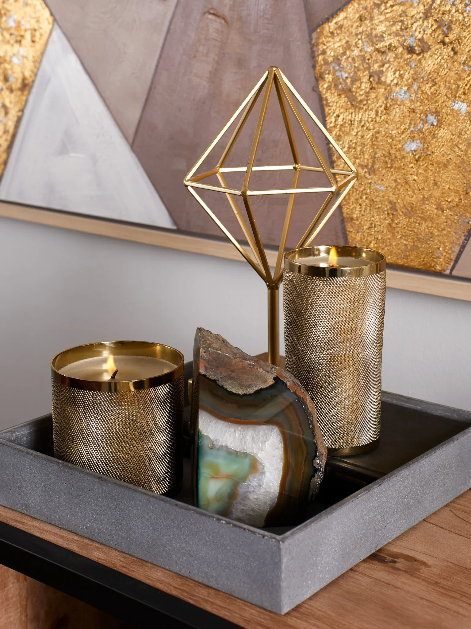 Leo Gold Framed Wall Art