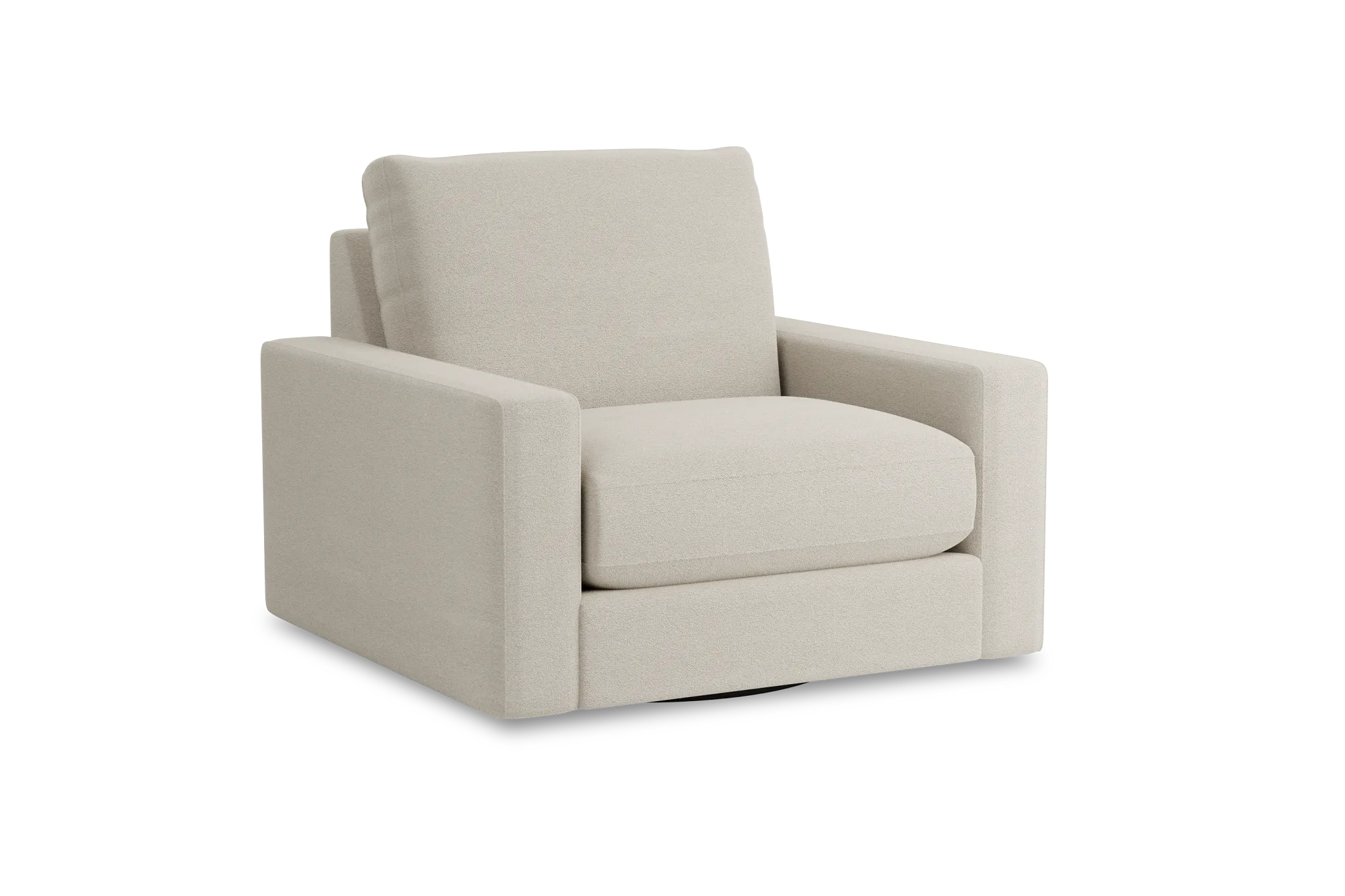 Edgewater Elite Ivory Swivel Chair