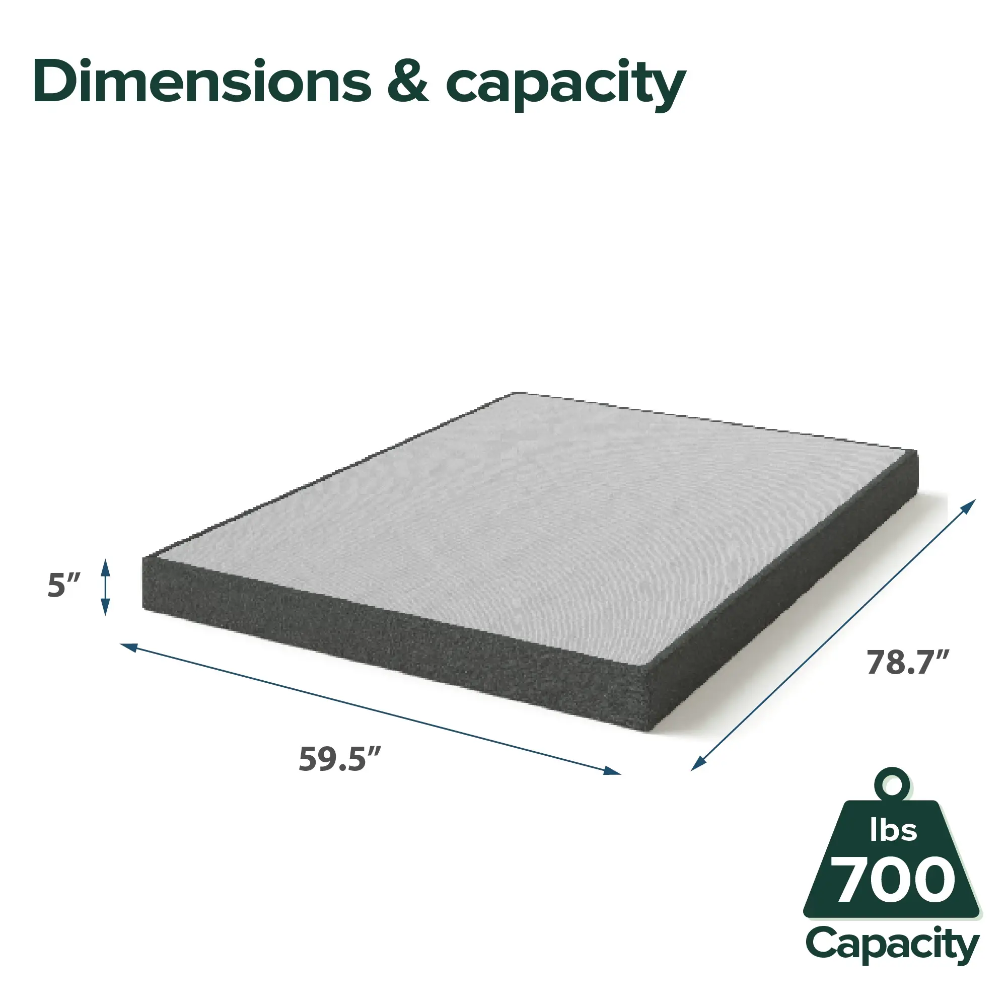 Zinus Smart 5" Boxspring Zinus Smart 5" Boxspring