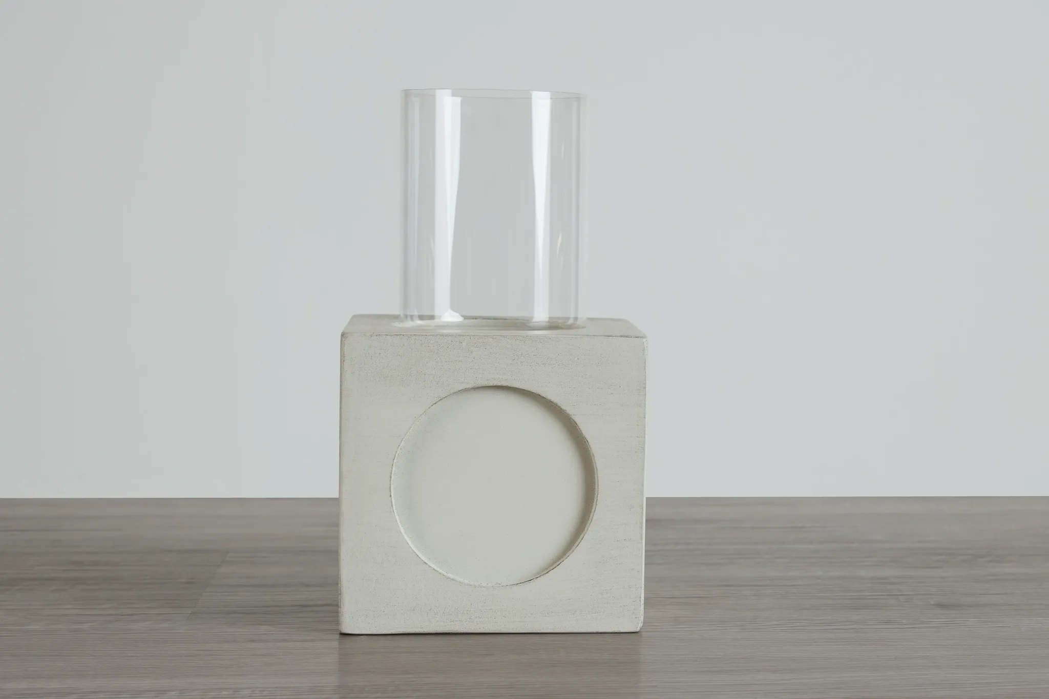 Bedford White Large Candle Holder