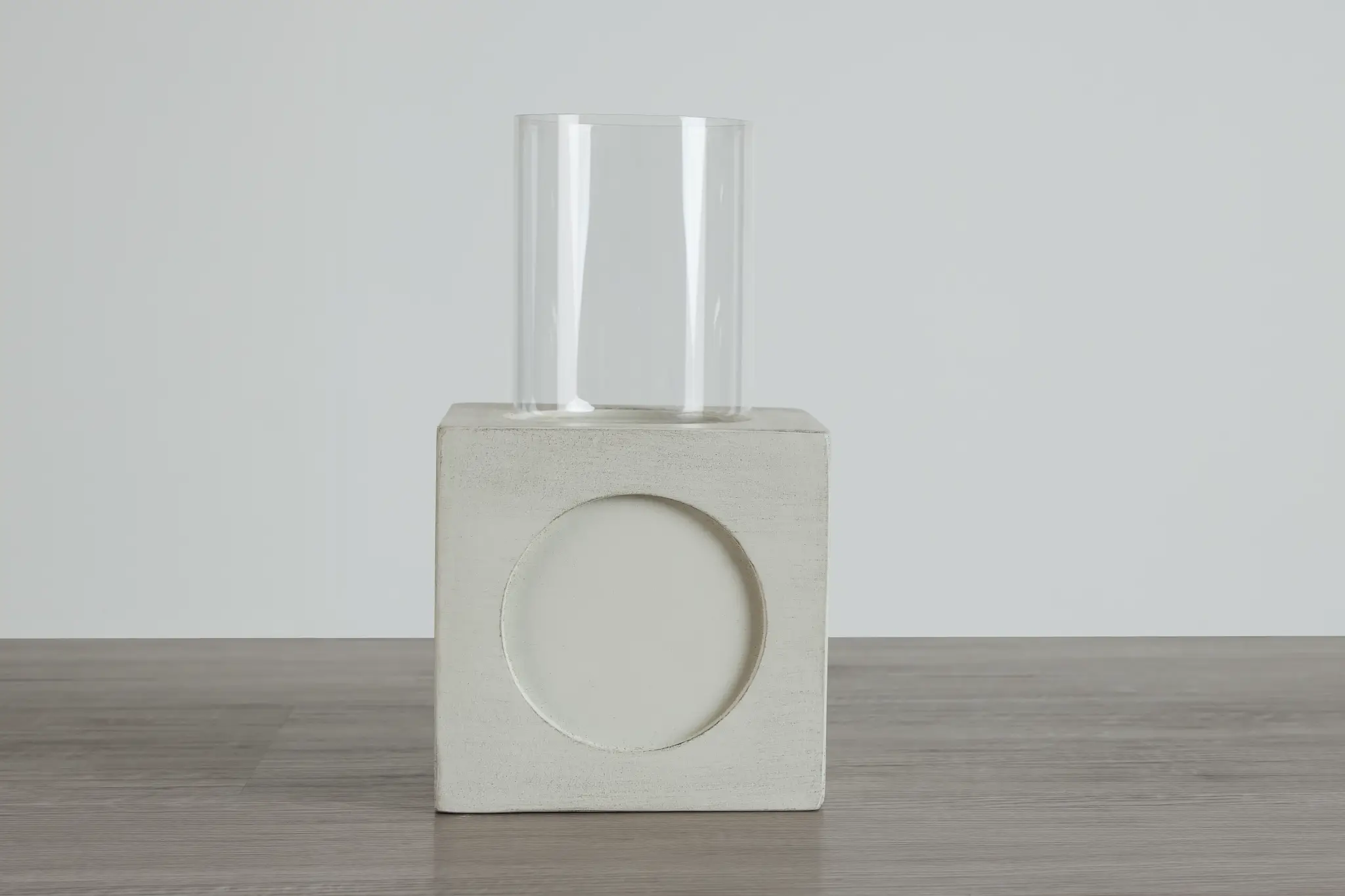 Bedford White Large Candle Holder Bedford White Large Candle Holder