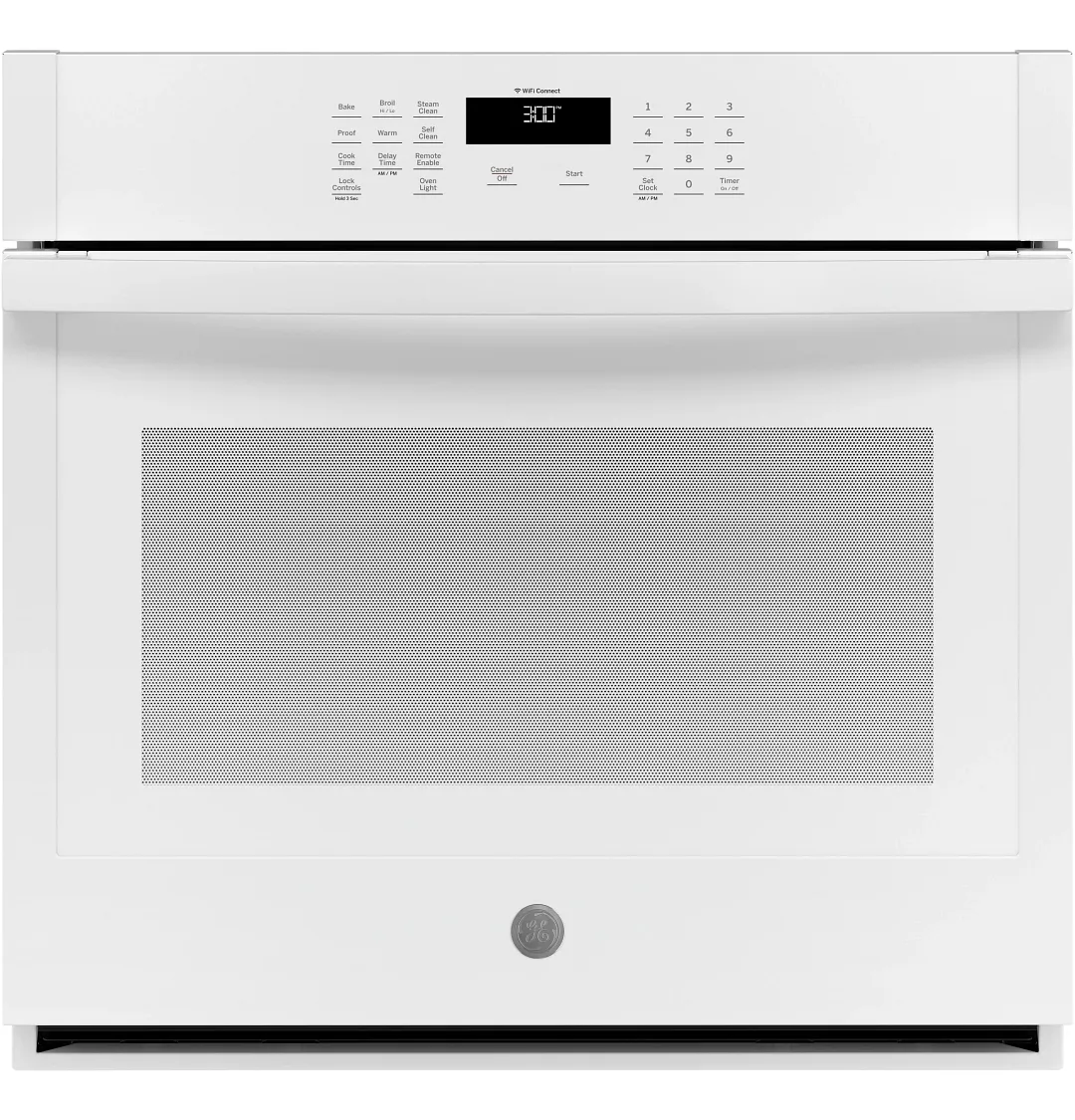 Ge 3000 Series White 30" Single Electric Oven